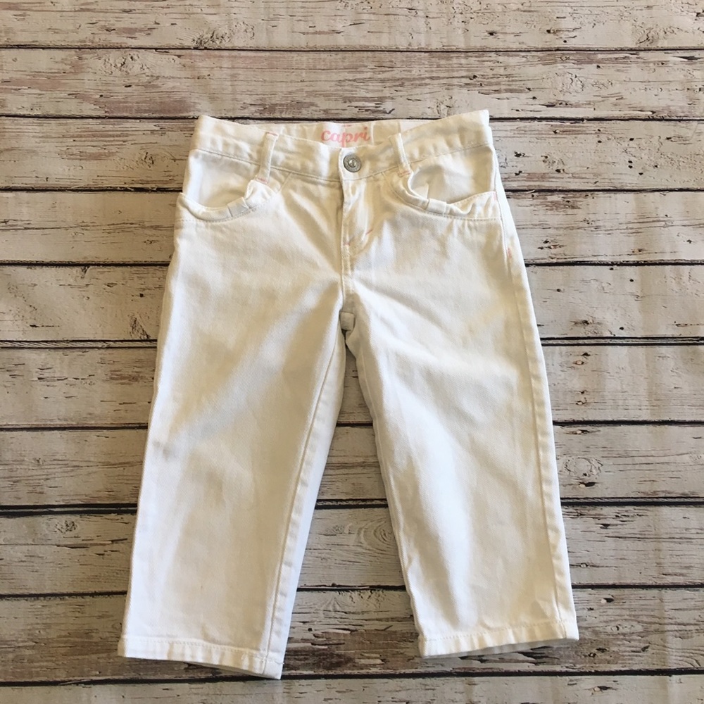 Gymboree White Denim Capri